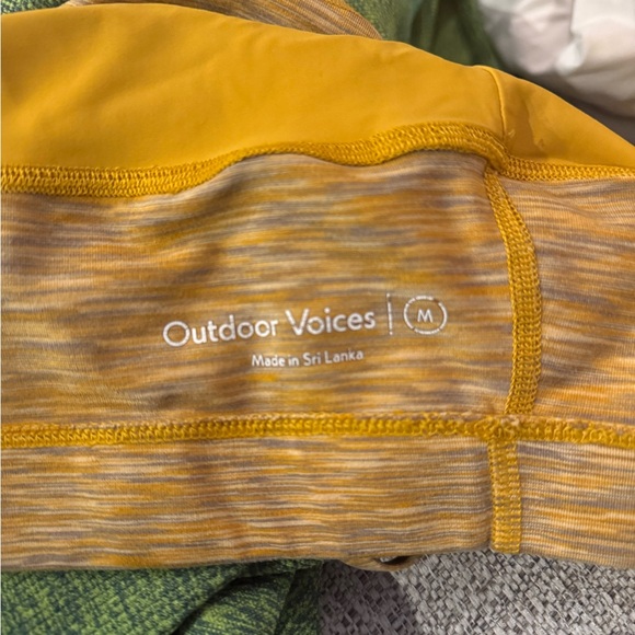 Yellow Outdoor Voices Strappy Sports Bra - Picture 4 of 4